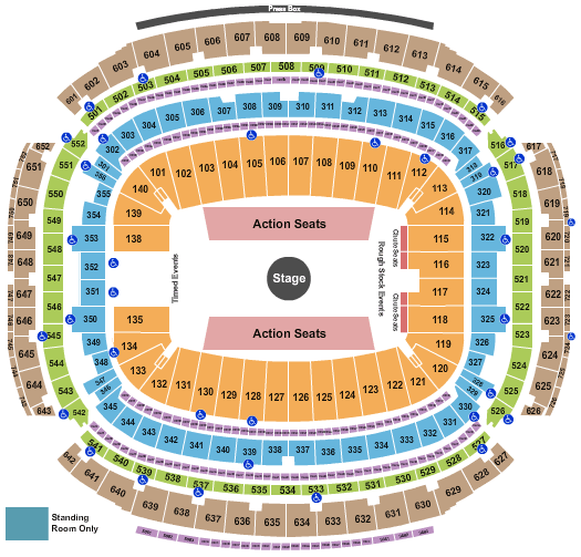 NRG Stadium Pepe Aguilar Seating Chart